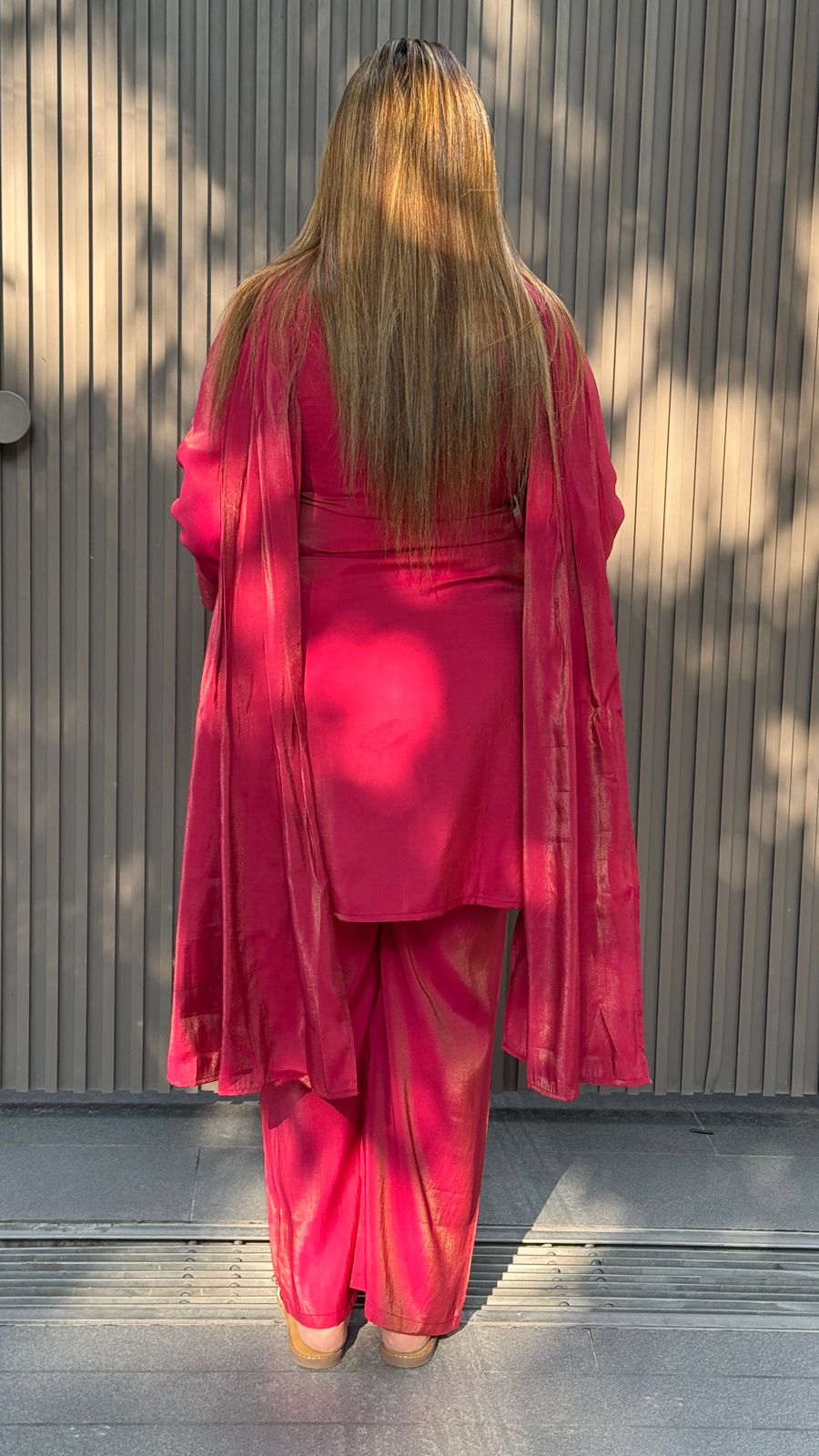 Zarina Suit Set- Black, Red, Pink, Green