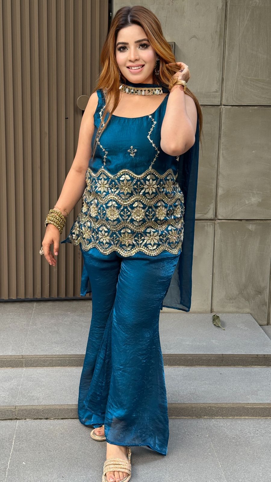 Avyira Suit Set- Green, Pink, Blue, Purple