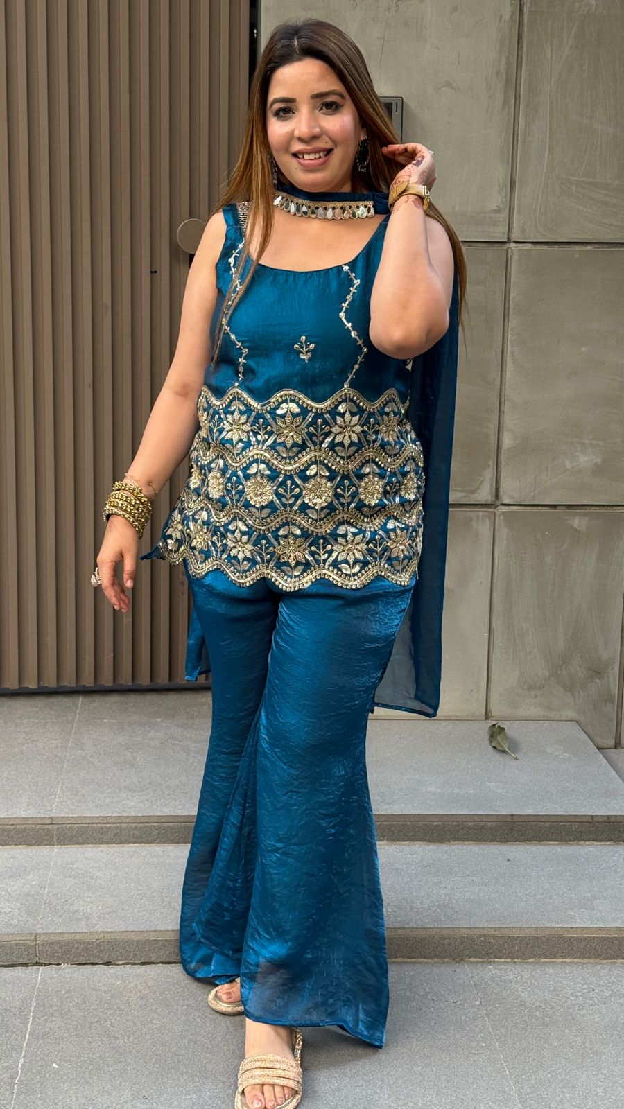 Avyira Suit Set- Green, Pink, Blue, Purple