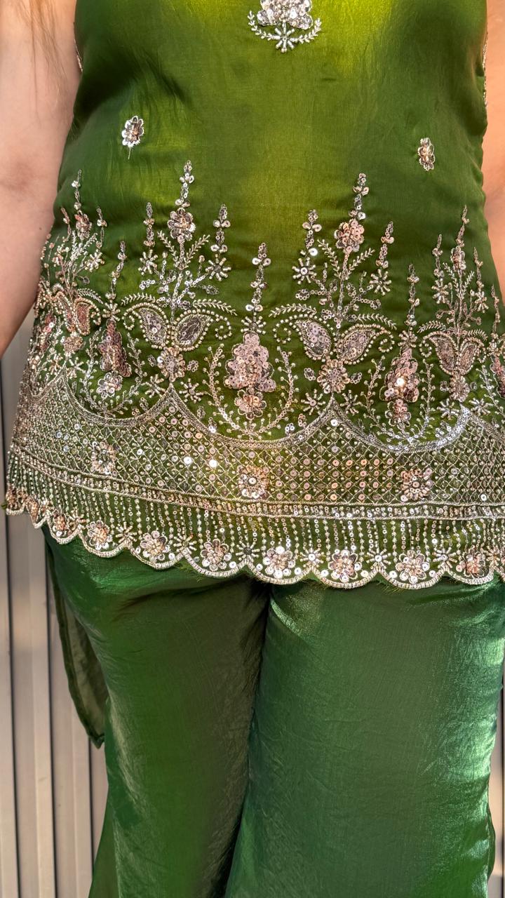 Avyira Suit Set- Green, Pink, Blue, Purple