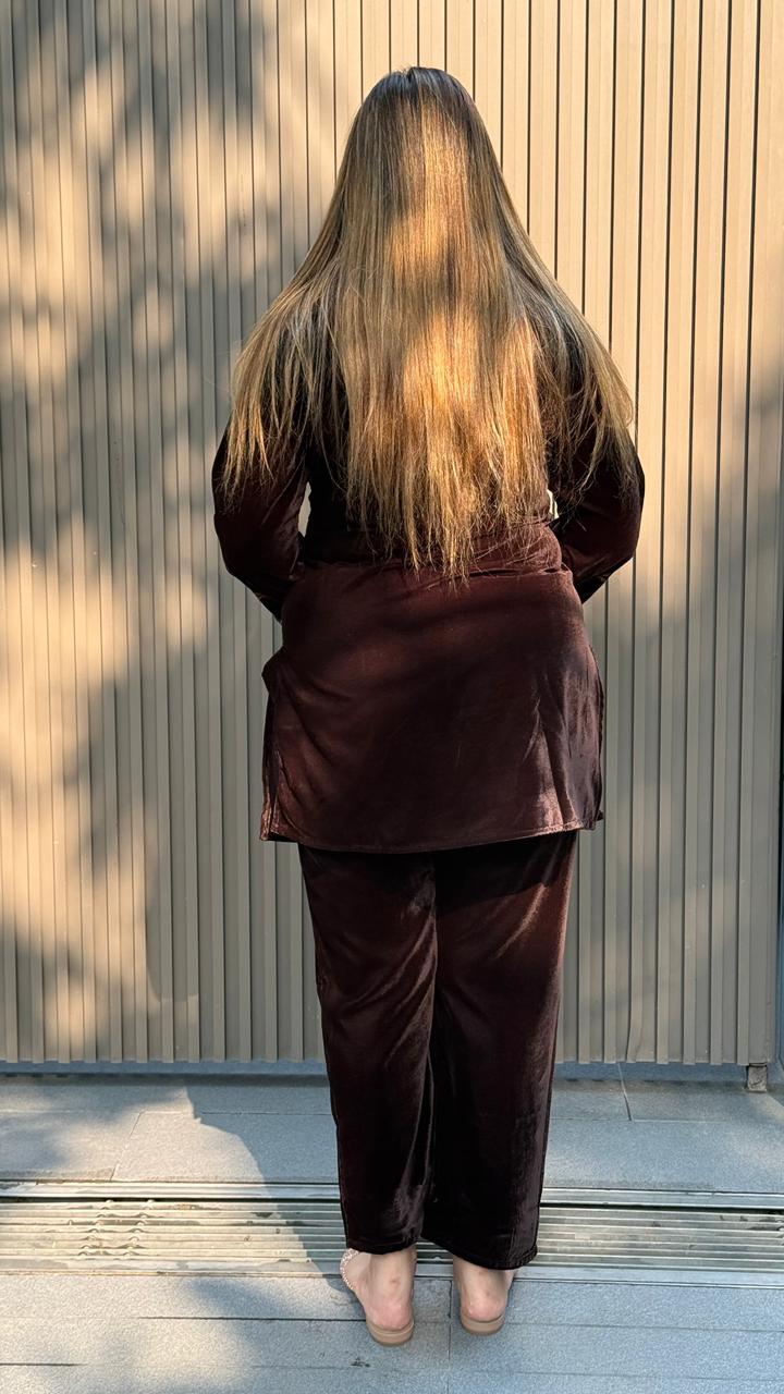 Mehnira Velvet Corset- Maroon, Purple, Black