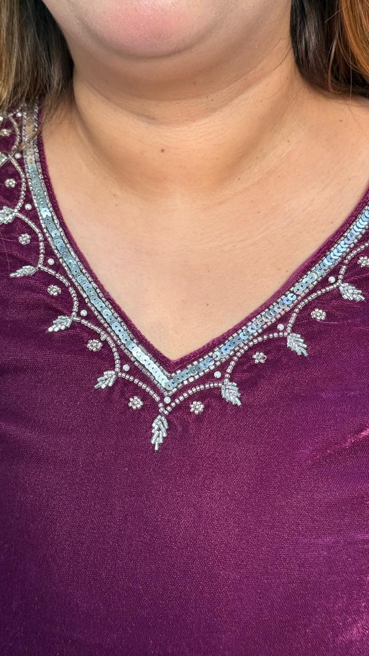 Zuvaina Suit Set - Purple