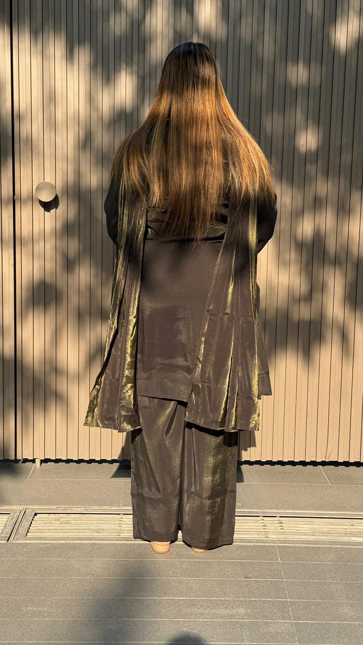 Nayvya Suit Set - Brown, Purple, Beige, Red