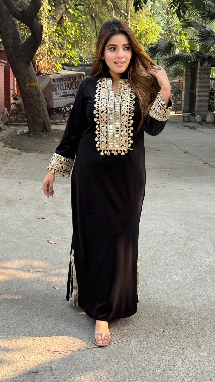 Ravisha Velvet Kaftan