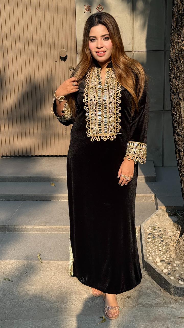 Ravisha Velvet Kaftan