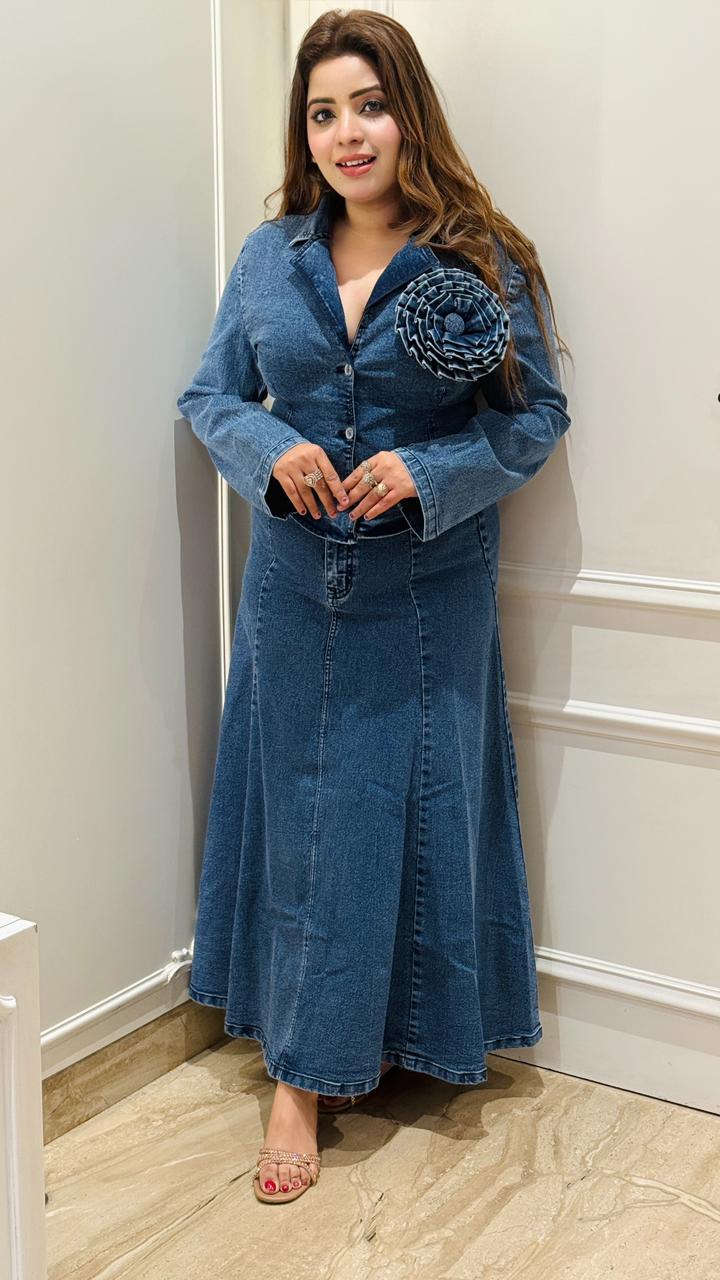 Zovelle Kali Skirt- Navy, Blue