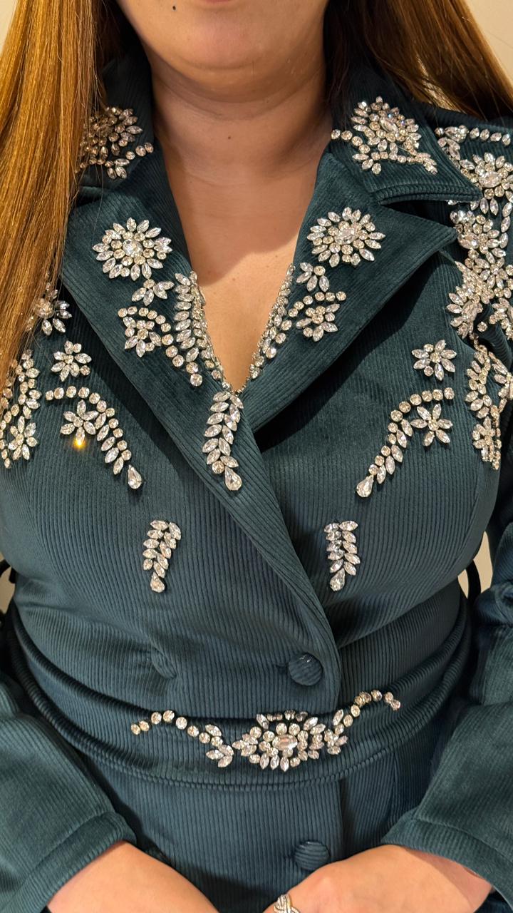 Velsara Coat Dress- Blue, Lavender, Green, Black