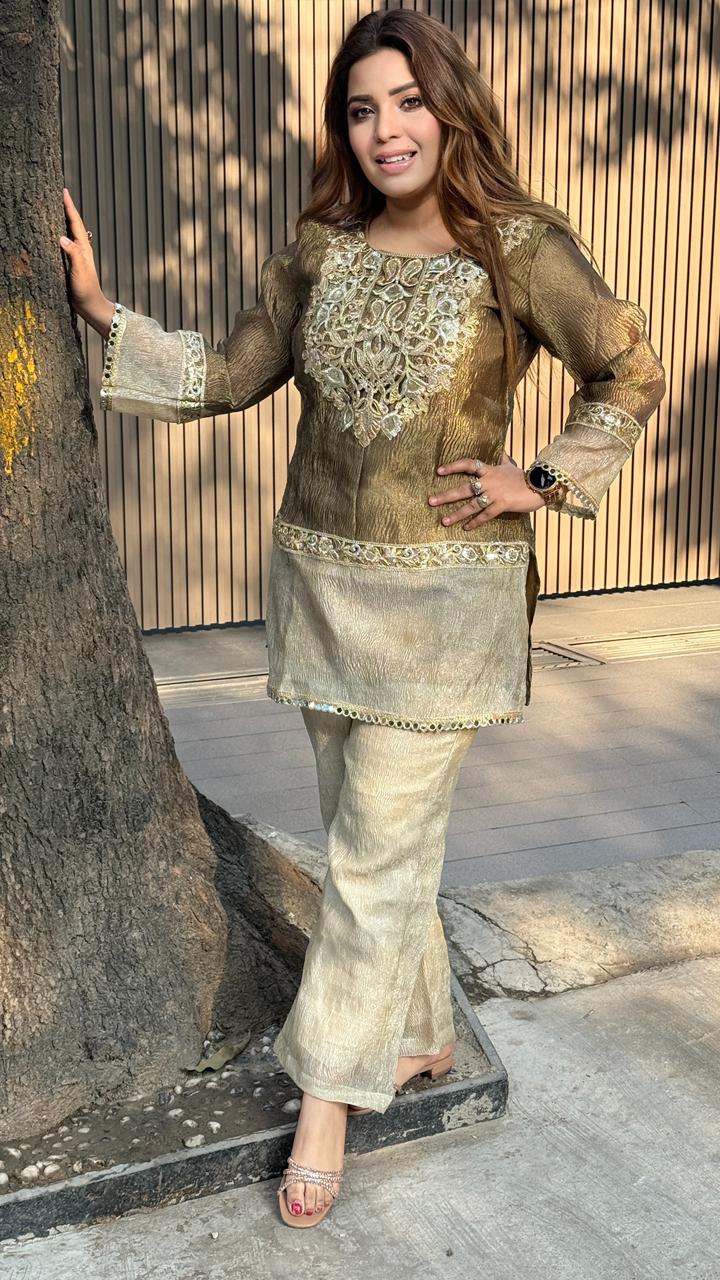 Aurielle Golden Shimmer Cordset