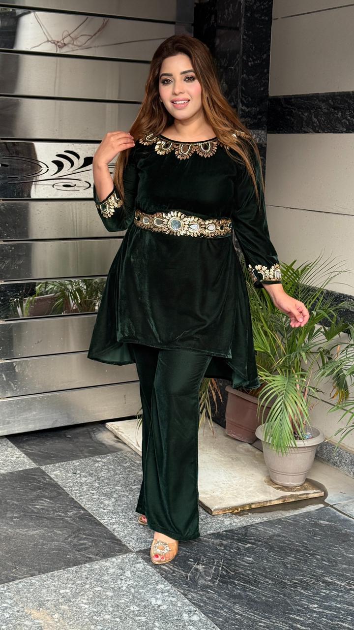 Marvella Hemline Set- Black