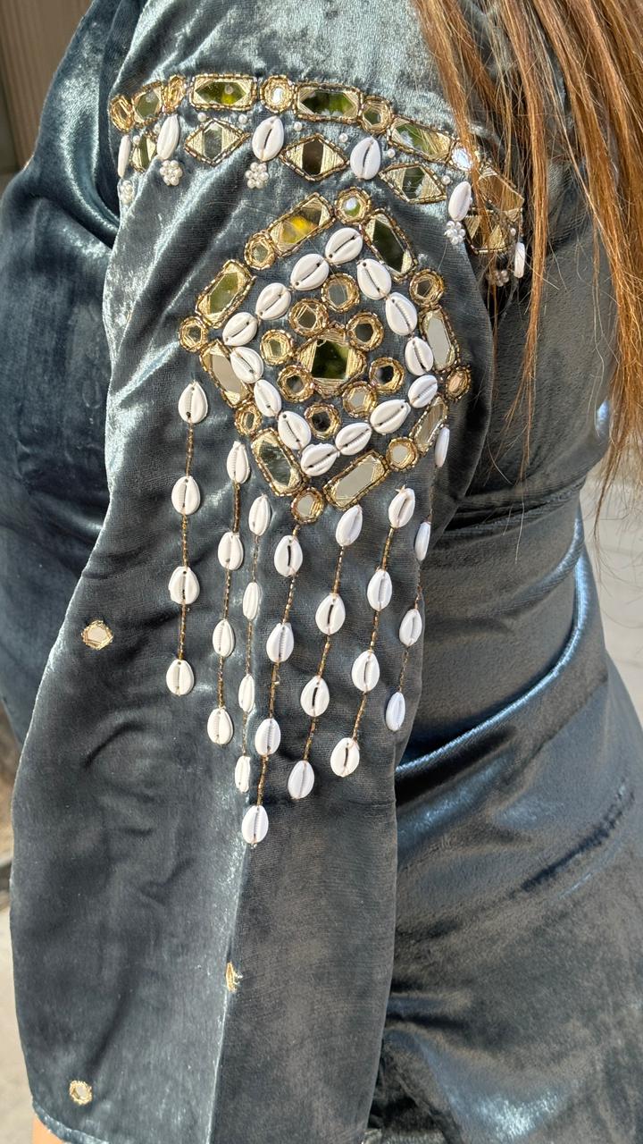 Velmira Cordset- Grey