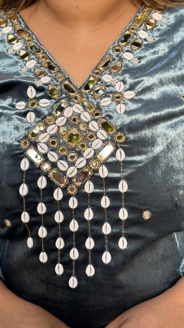 Velmira Cordset- Grey