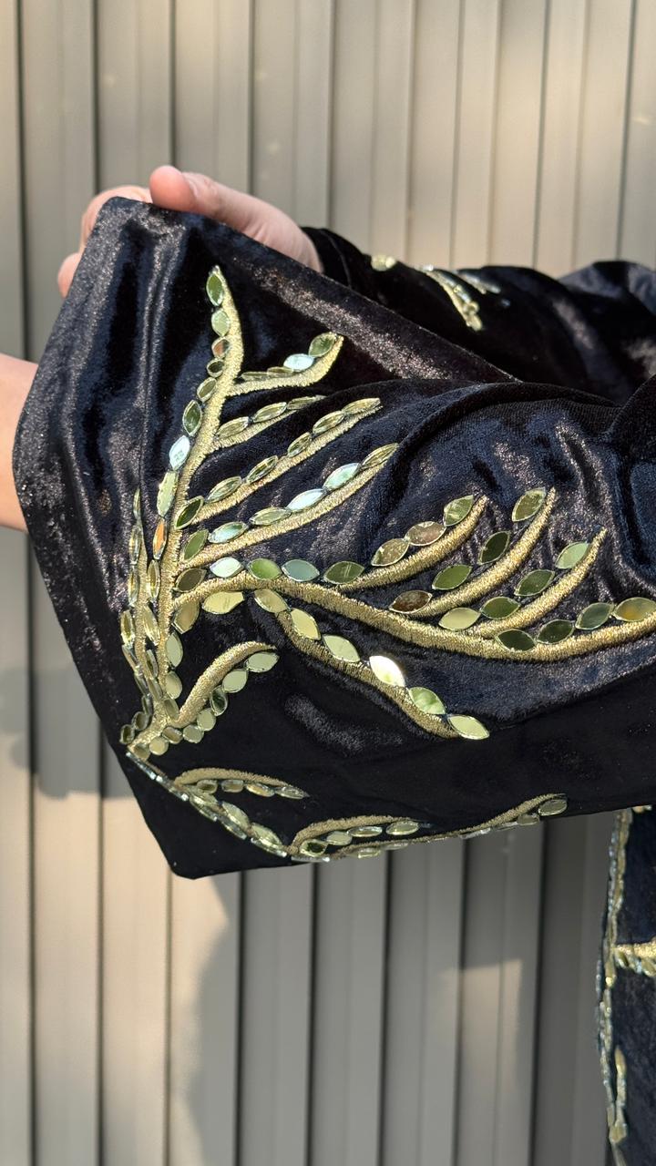 Bellvora Bell Bottom Cordset- Black, Green, Purple