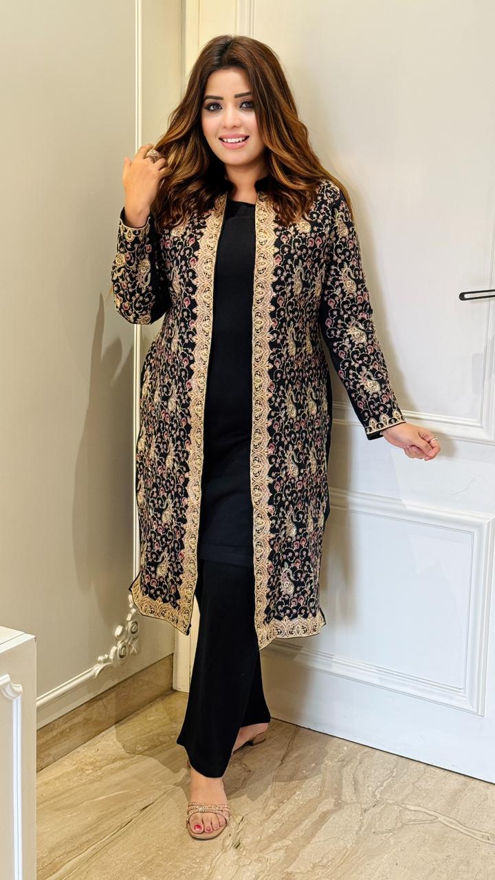 Daffivora 3-Piece Set- Black, Maroon