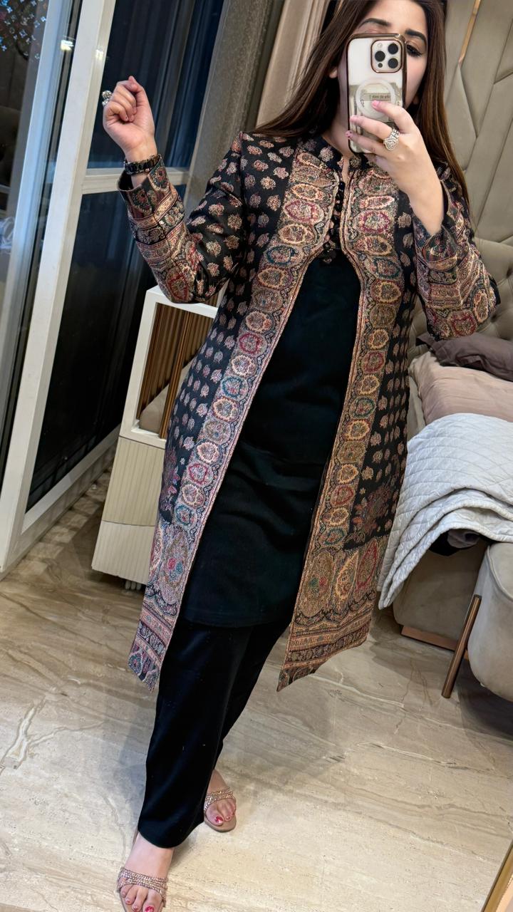 Kumsal Suit Set- Black, Red, Blue