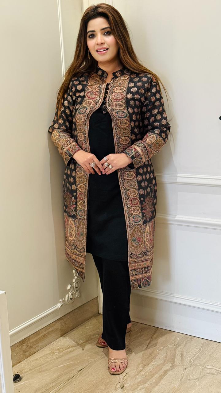 Kumsal Suit Set- Black, Red, Blue