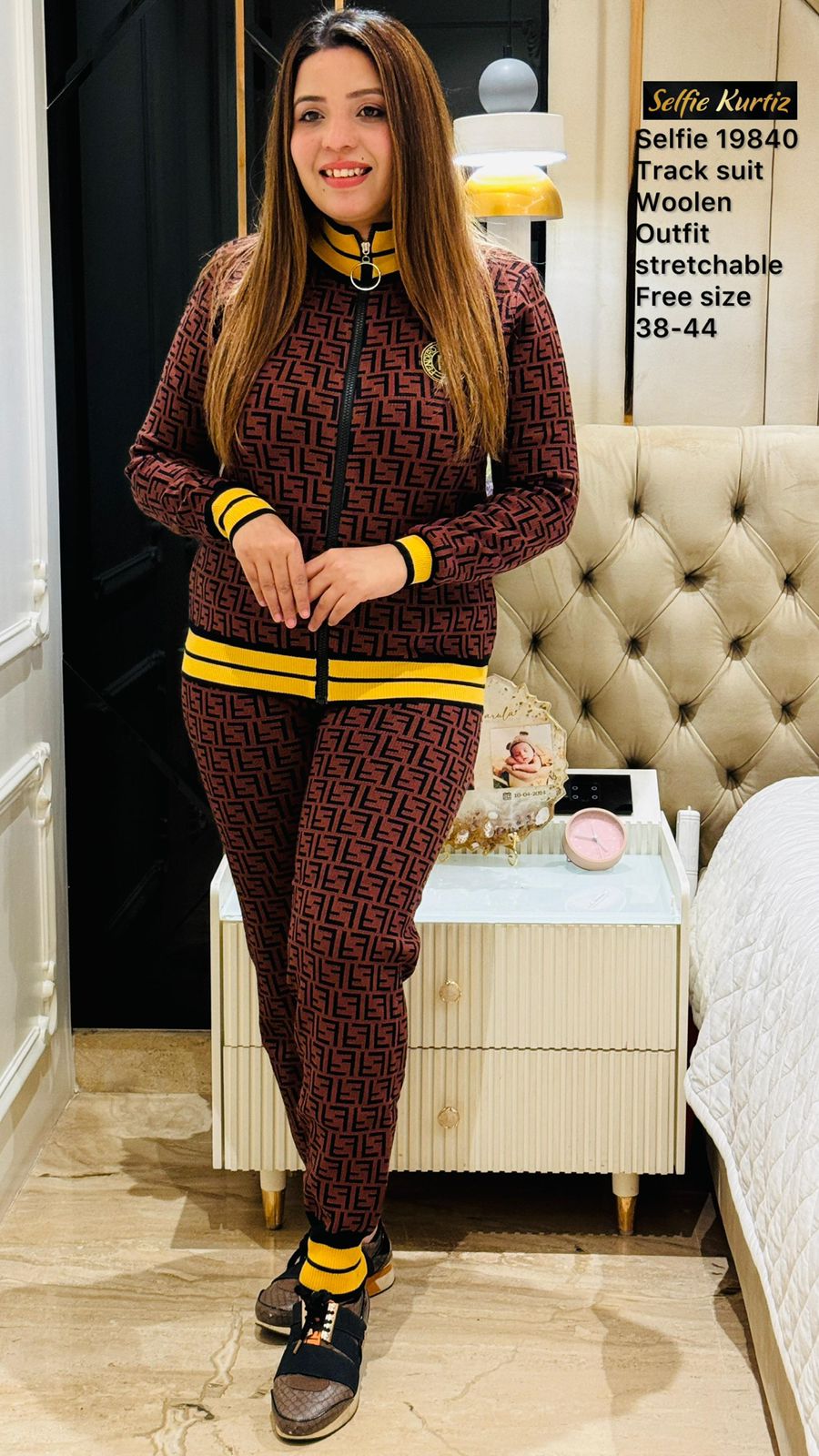 Tunae Track Suit- Brown