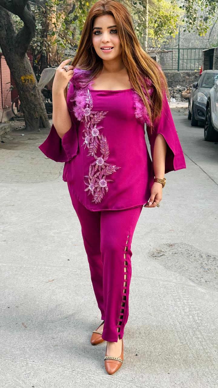 Arshvika Cordset- Pink, Blue