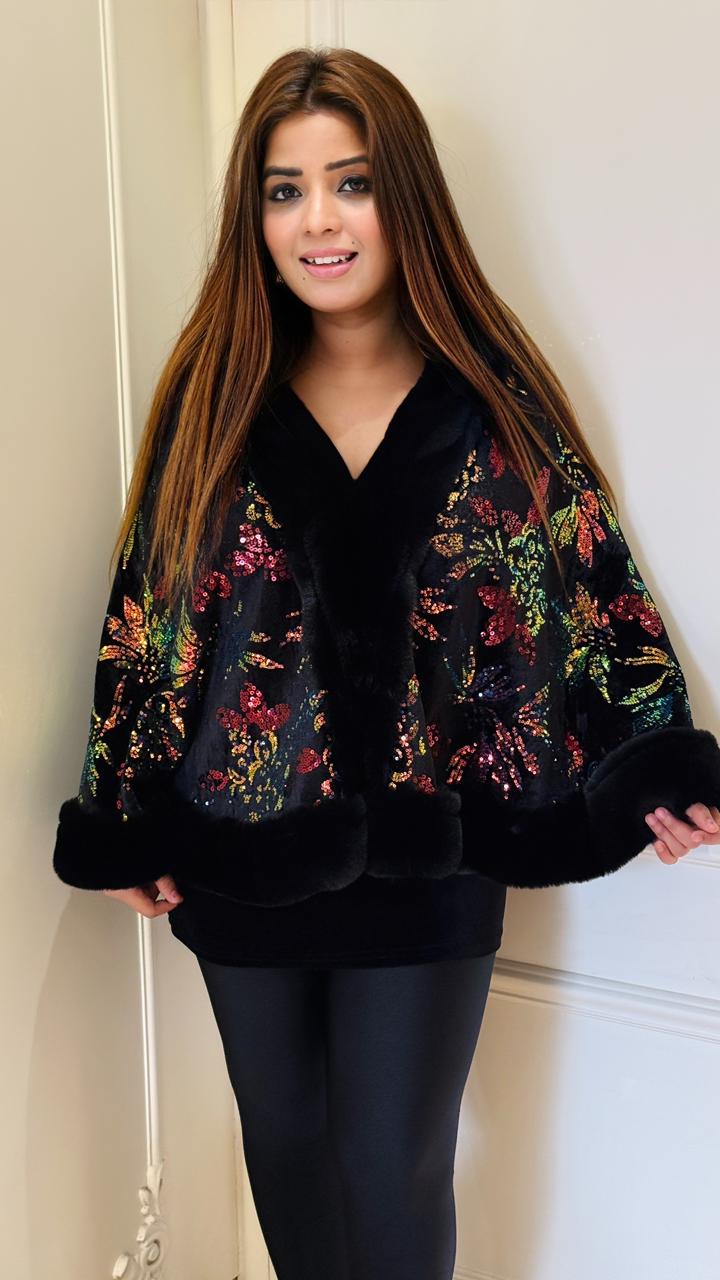 Serenna Soft Stole- Black