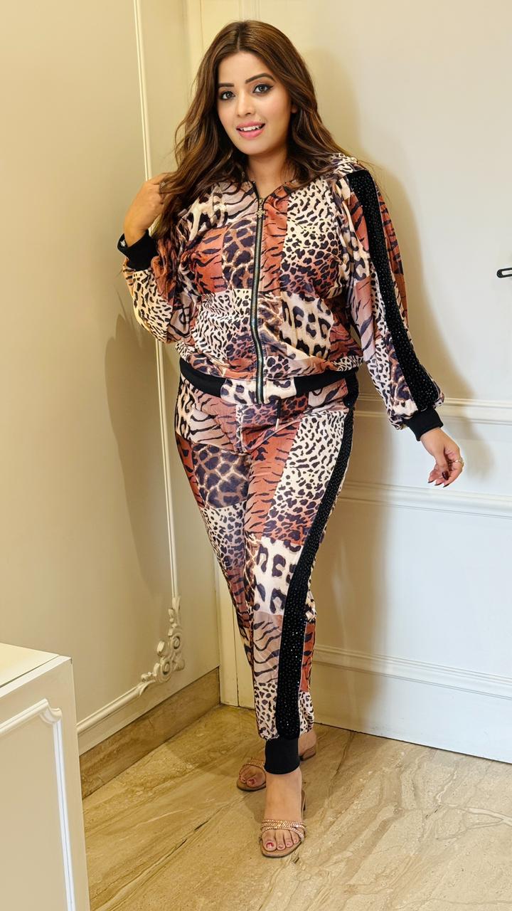 Zarya Leopard Tracksuit