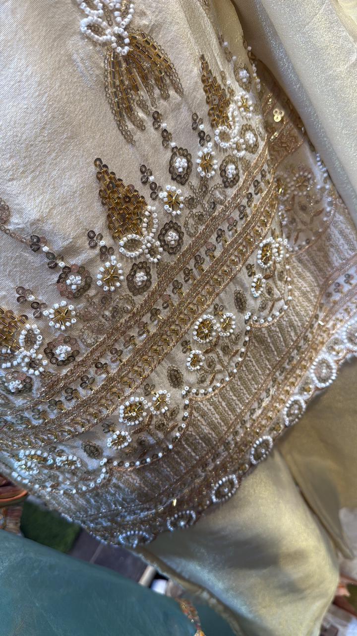 Anvesha  4-Way Party Ensemble- Beige