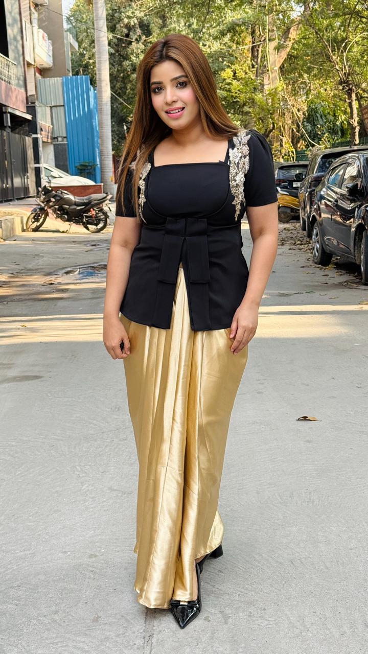 Zyraana Drape Skirt Set