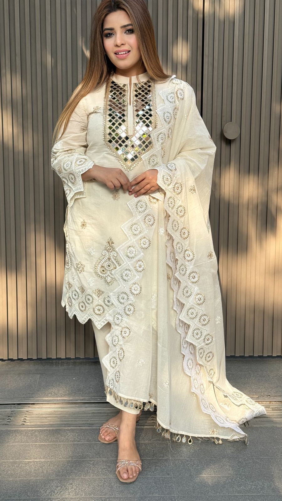 Zehviera Kora Gold Suit Set