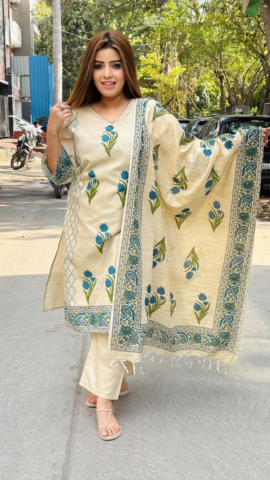 Vanyara Cotton Suit Set