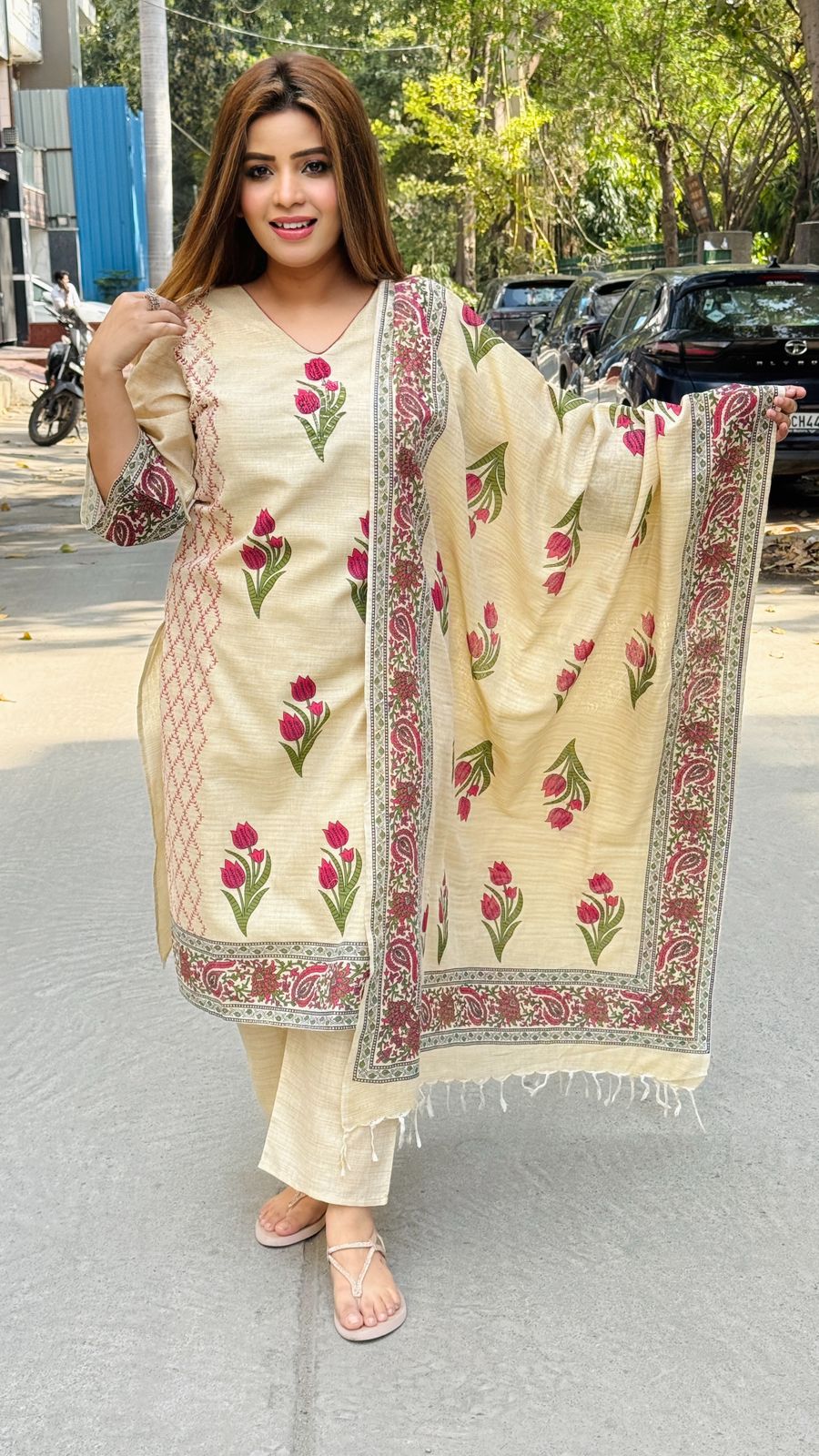 Vanyara Cotton Suit Set