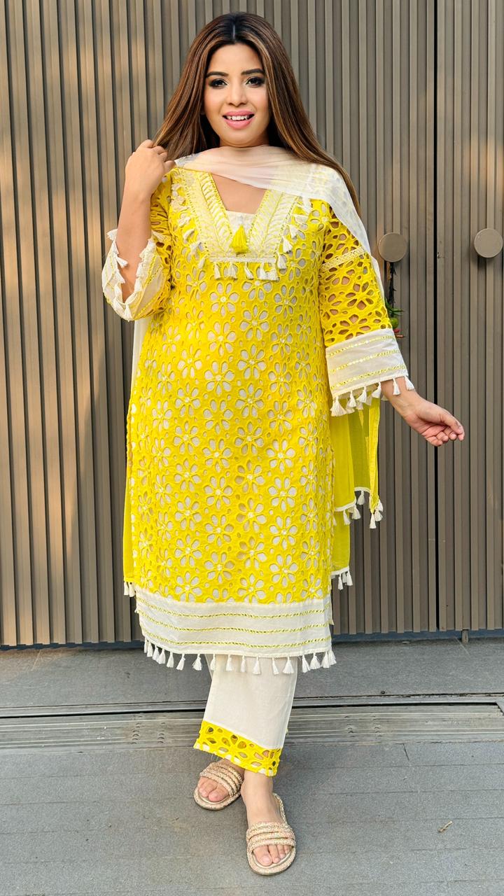 Ombreya Suit Set- Yellow