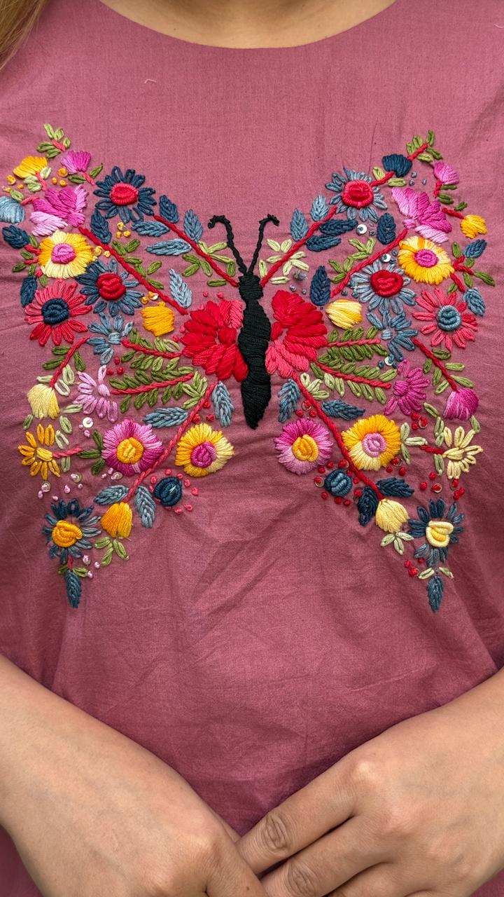 Anveya Cotton Cordset- Pink