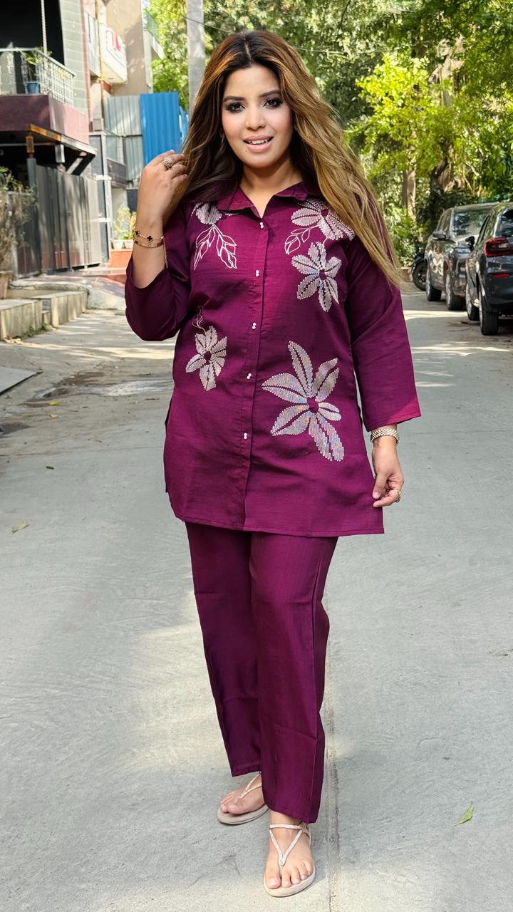 Devyara Cordset- Purple