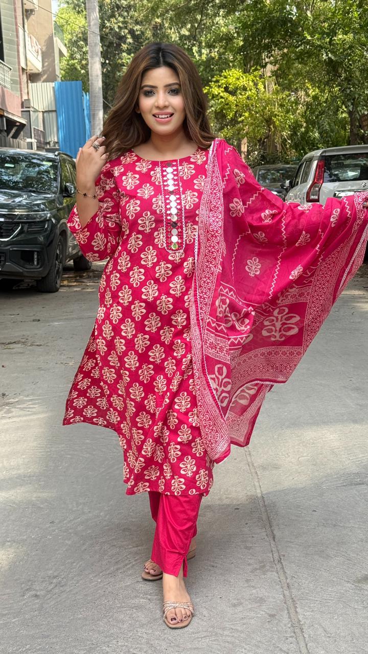 Aaryanshi Cotton Suit Set