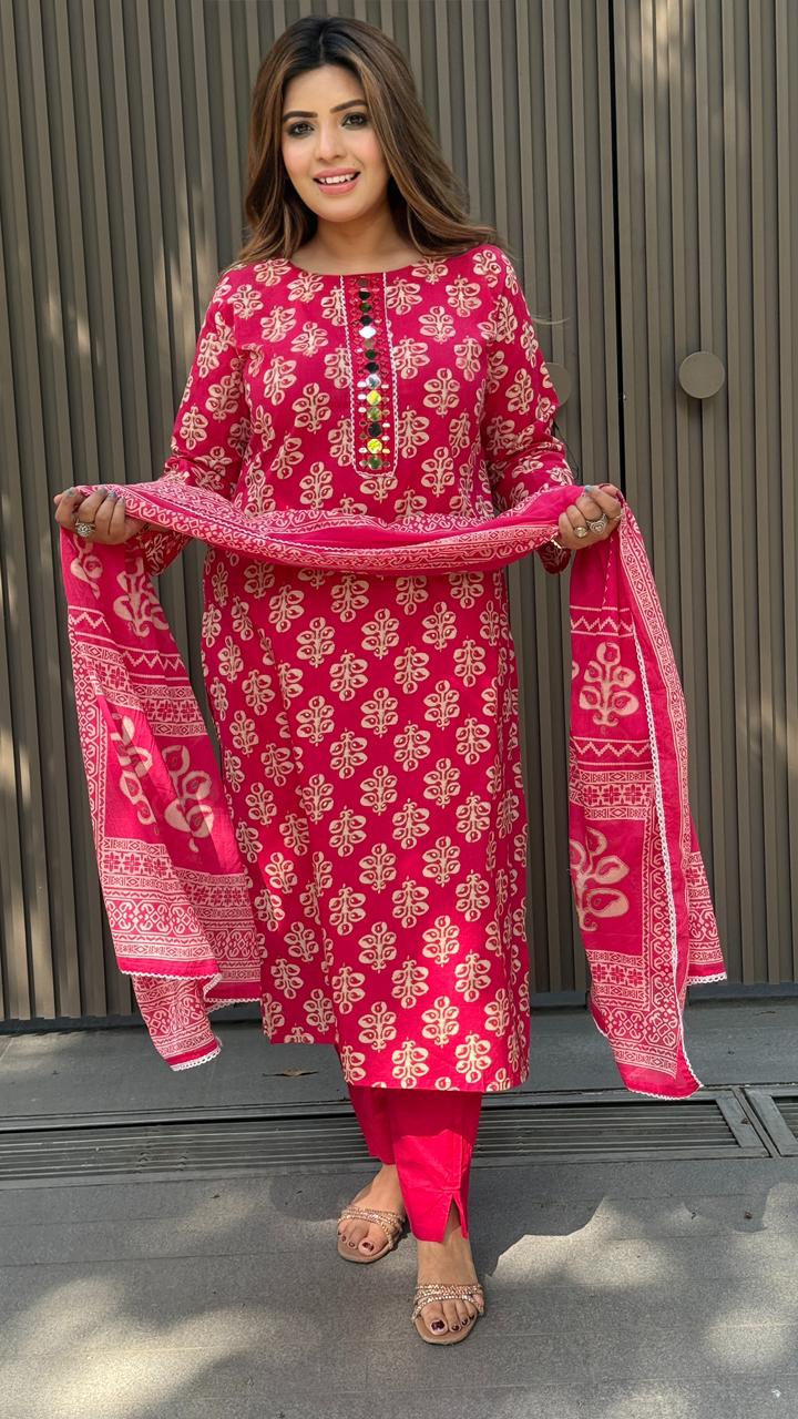 Aaryanshi Cotton Suit Set