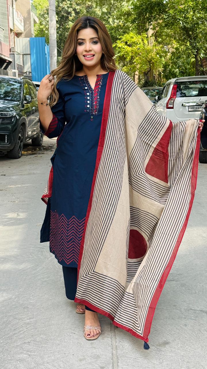Iraanshi Cotton Suit Set