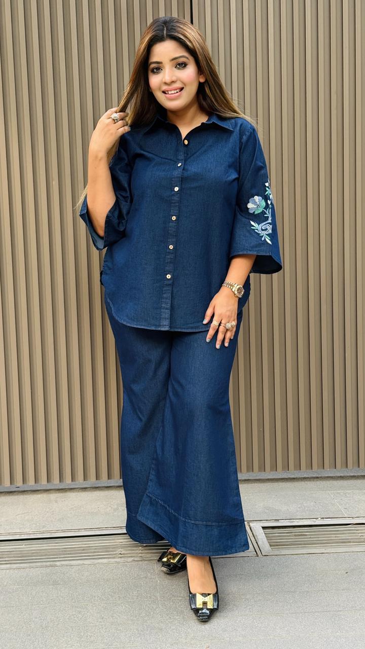Denivra Bell Cordset- Navy