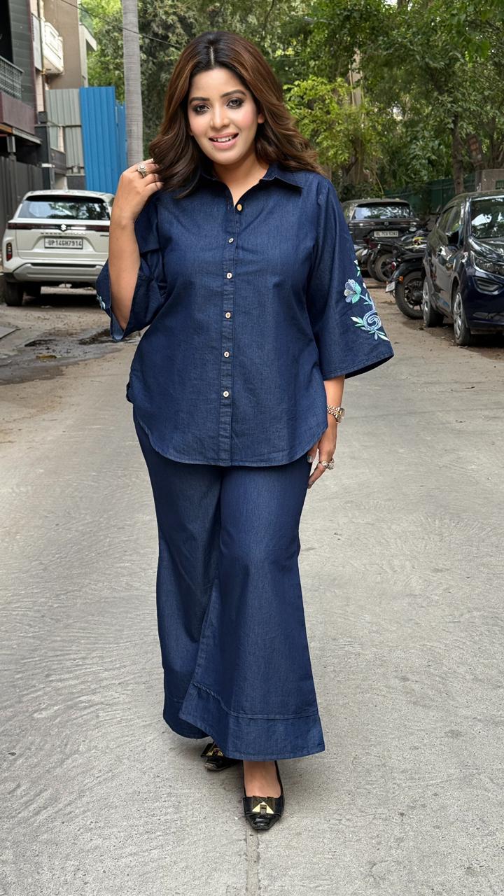 Denivra Bell Cordset- Navy