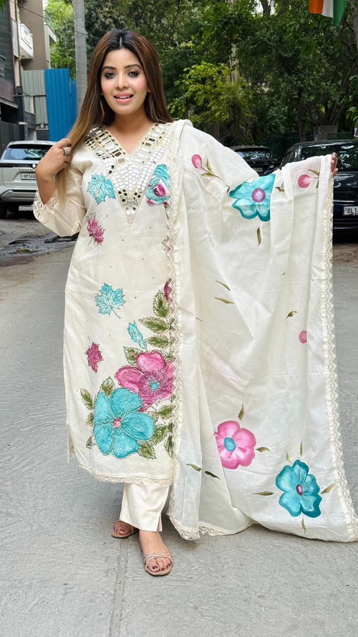 Aarohika Cotton Suit Set- Suit