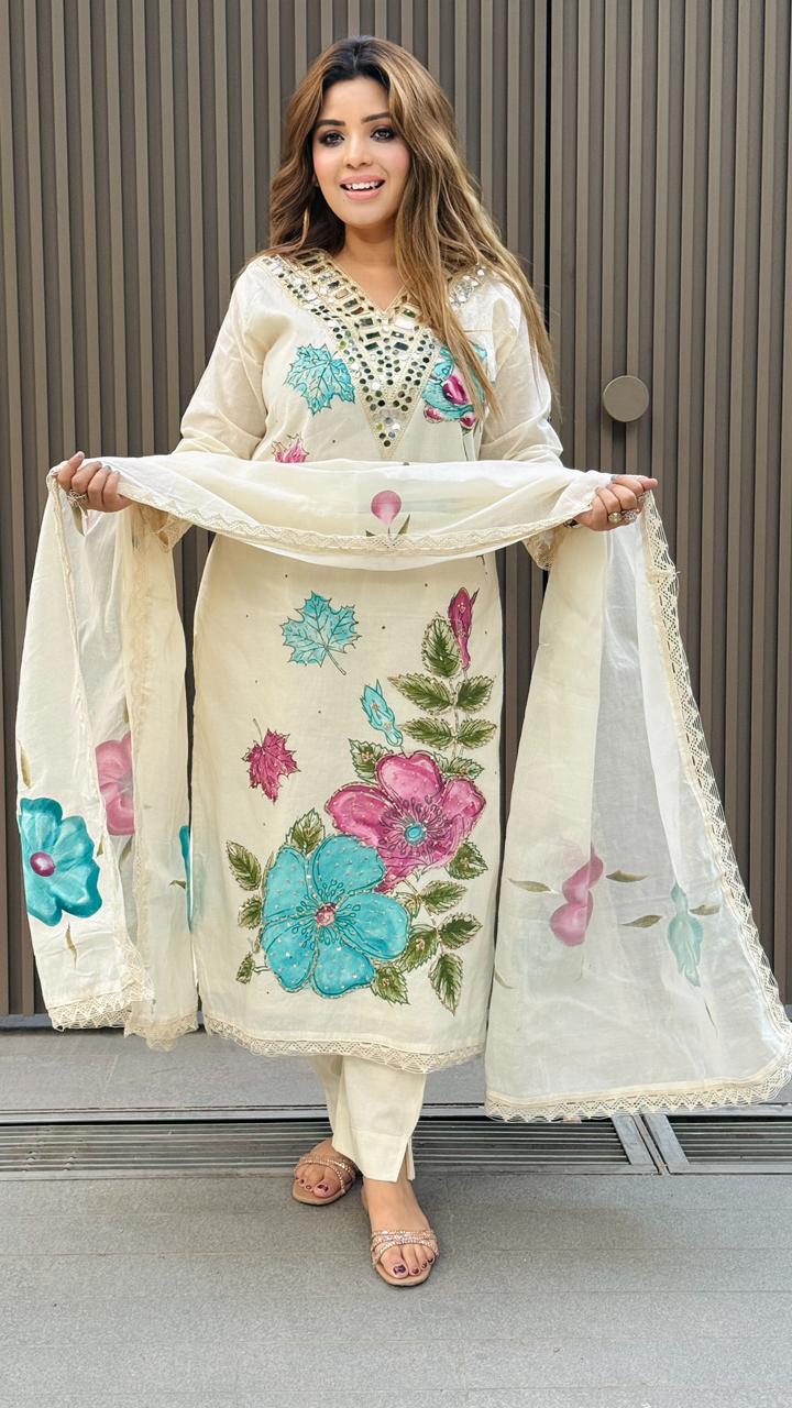 Aarohika Cotton Suit Set- Suit