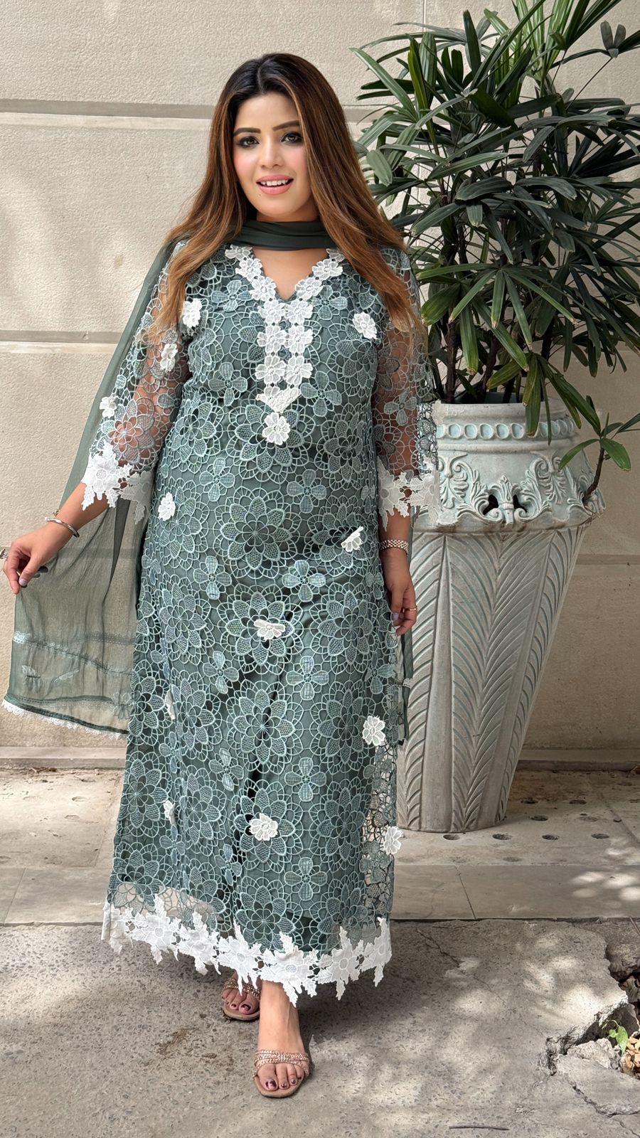 Mehrzoya Slit Set- Green