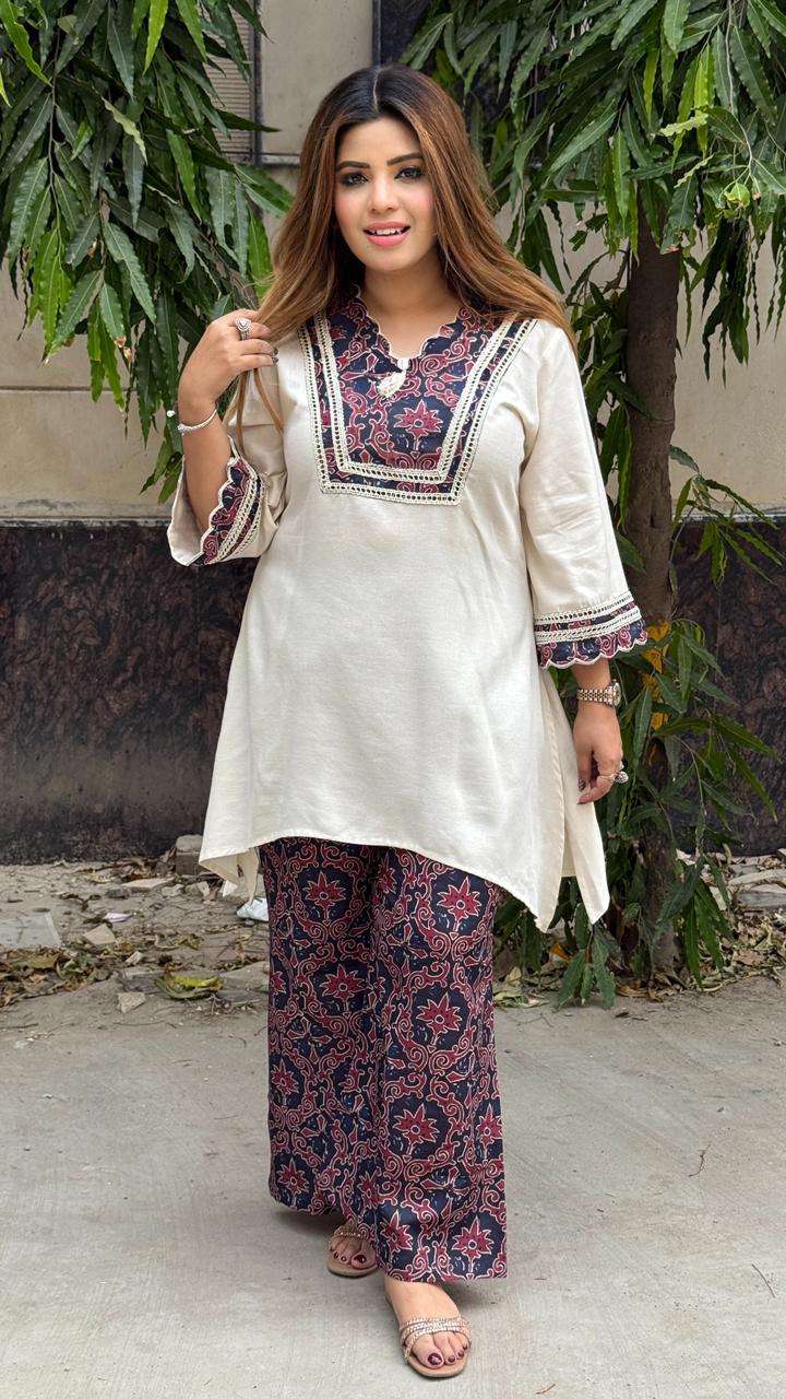 Rangrez Cotton C-Cut Suit Set
