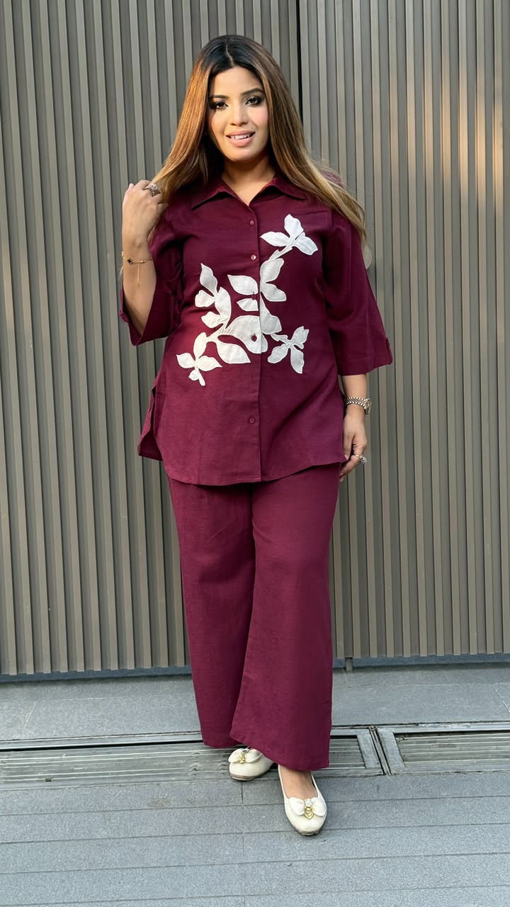 Vasudha Cotton Work Cordset-