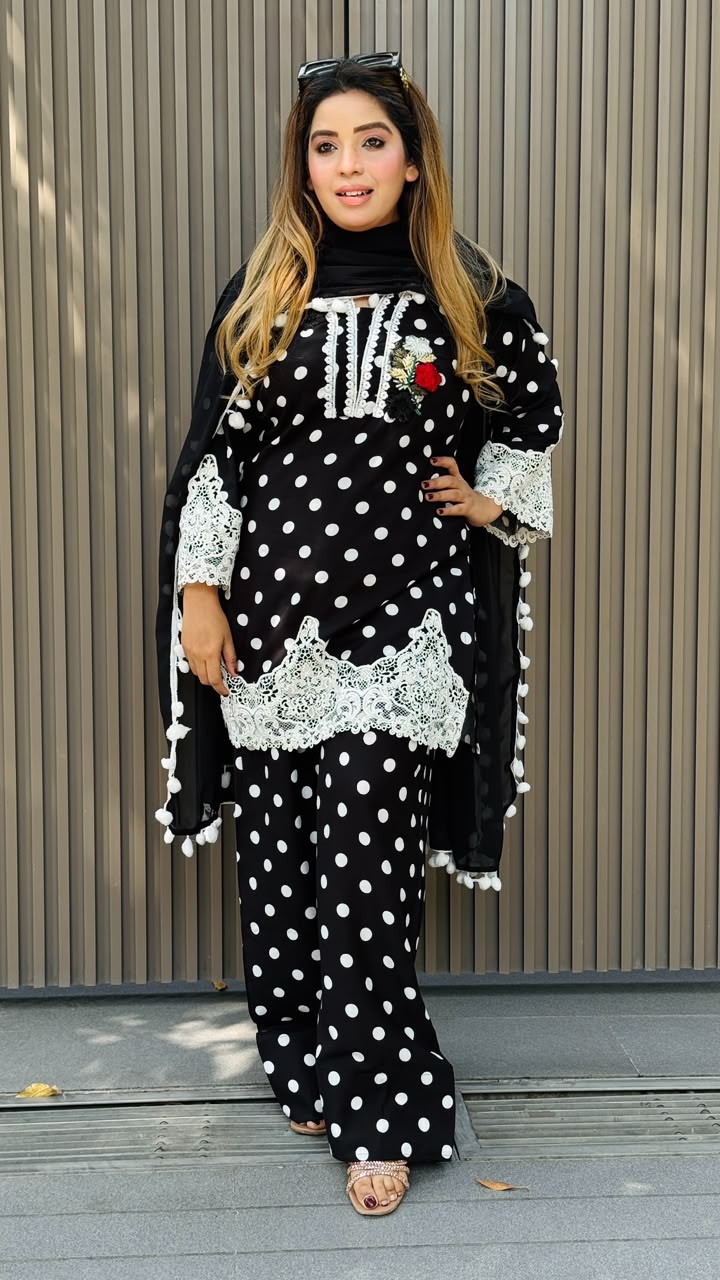 Hansa Farshi Set- Black