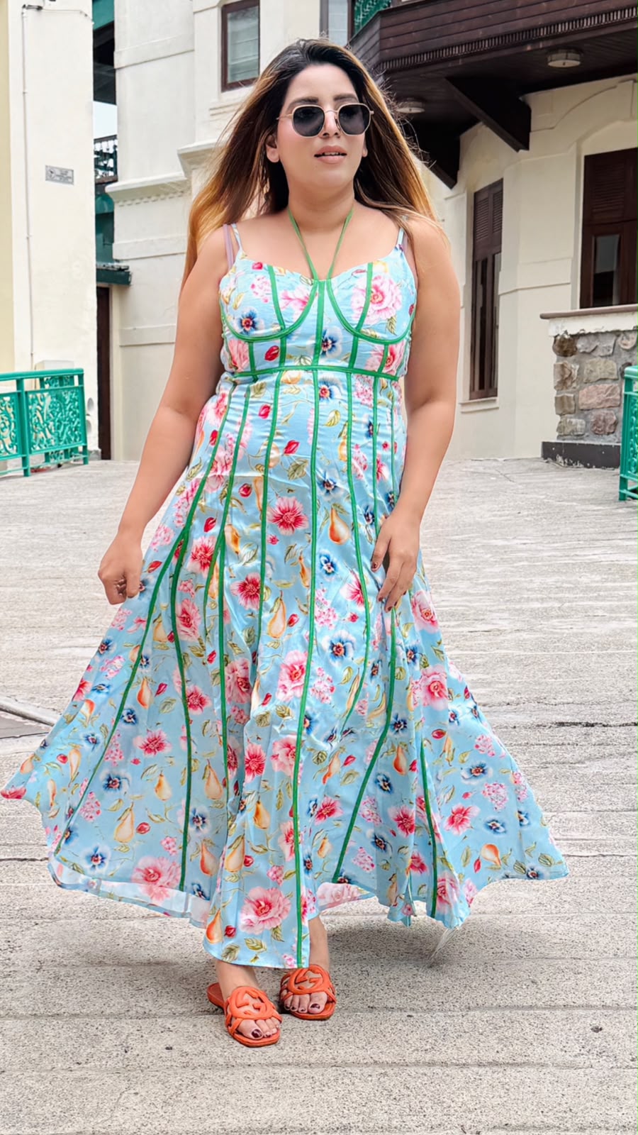 Jaya Floral Maxi Dress