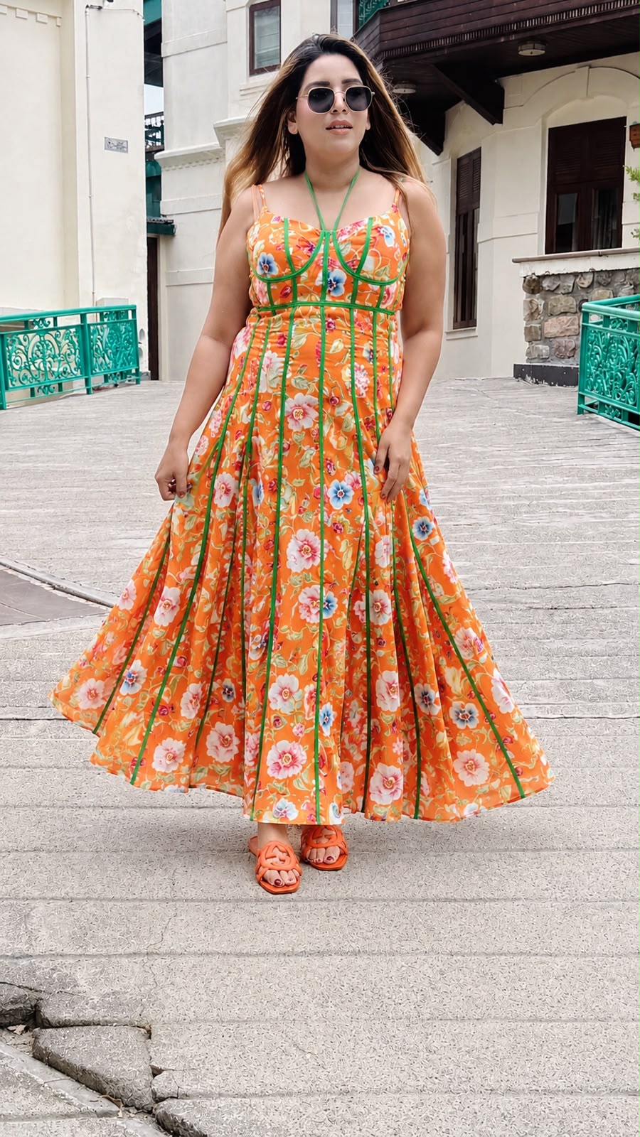 Jaya Floral Maxi Dress