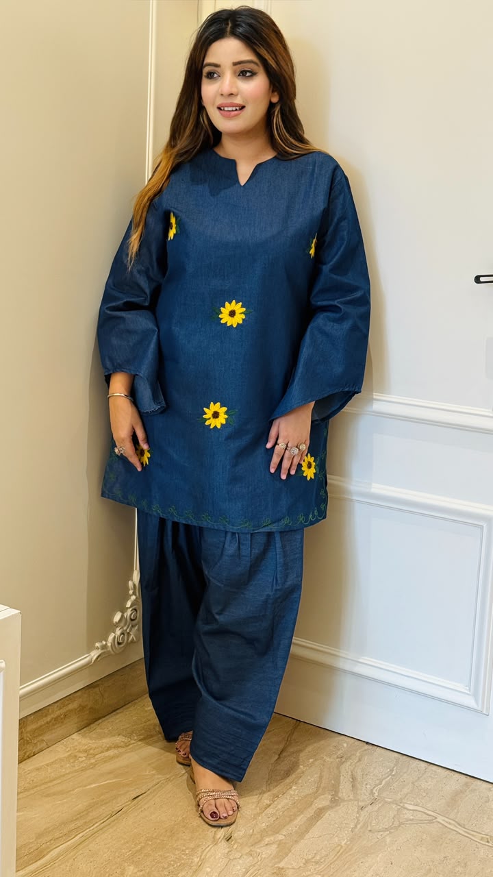 Hitansha Denim Farshi Salwar