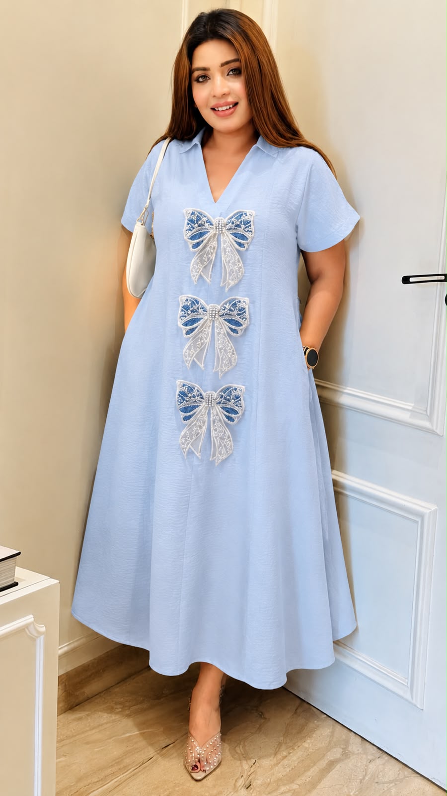 Neetu Kali dress- Pink, Yellow, Blue