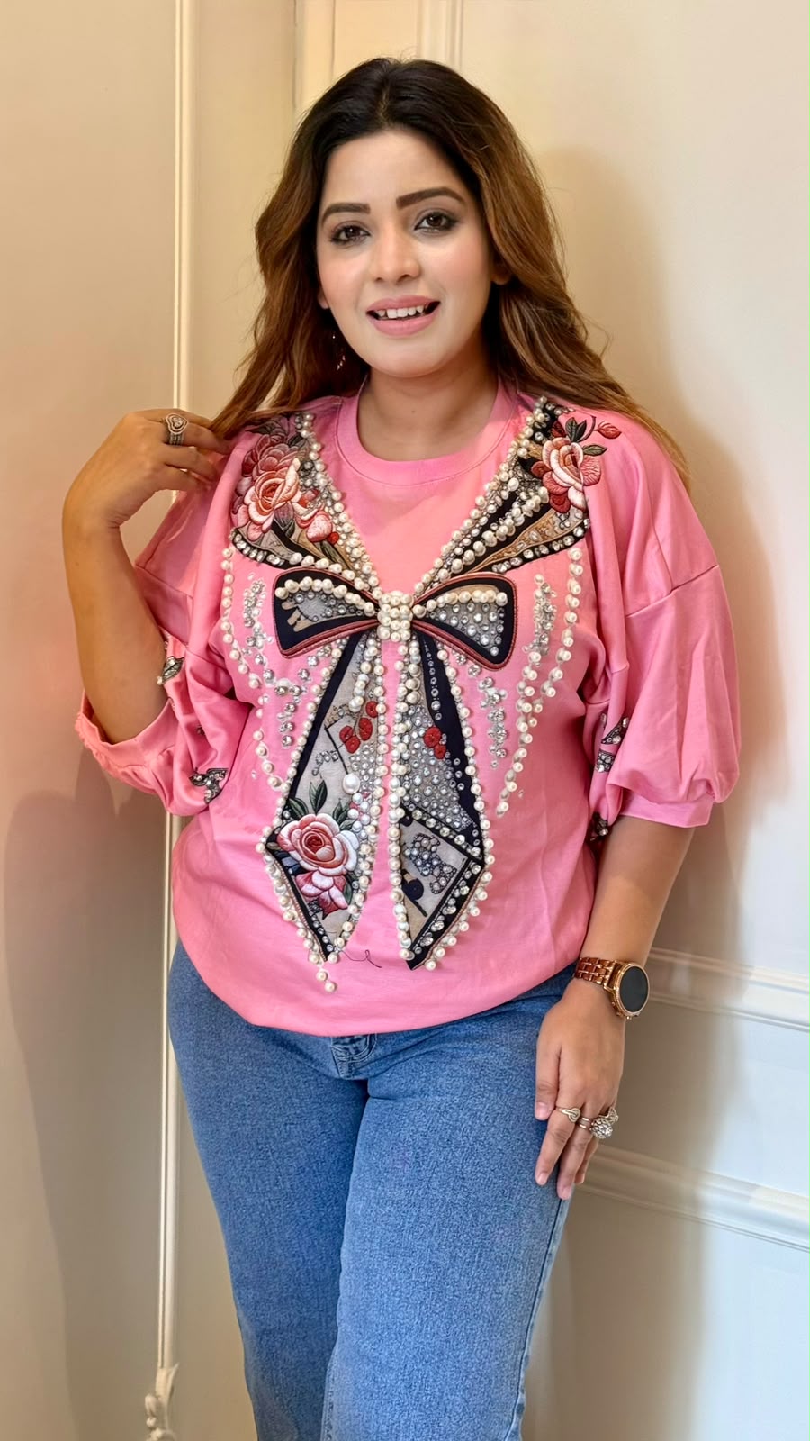 Lisha Digital Print Top- Black, Yellow, White, Blue, Beige, Pink, Red