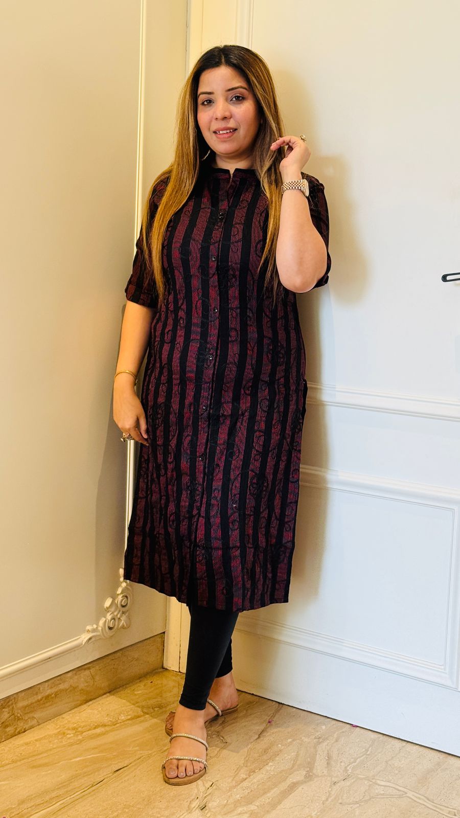 Mehr Printed Kurti (Yellow, Maroon, Beige  )