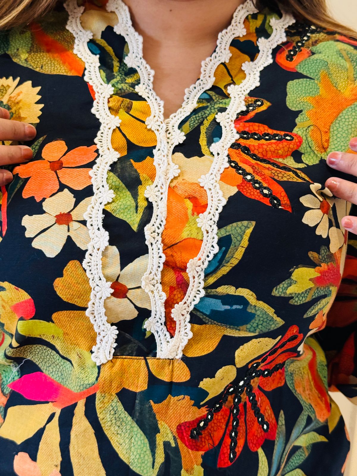 Noor Cotton  Suit Set - Multicolor