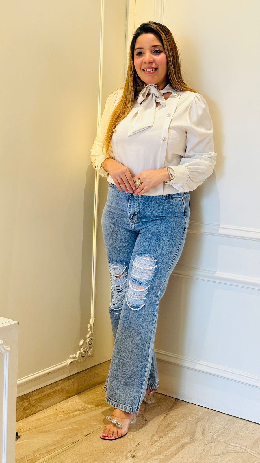 PearlWaist Rugged Denim